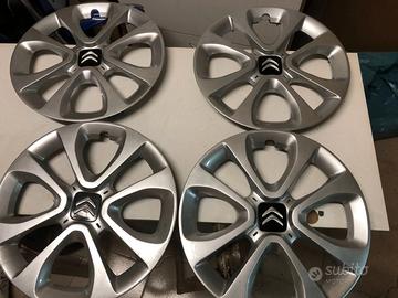 COPRICERCHI-COPPE X RUOTE DA 15 ORIG CITROEN C-3