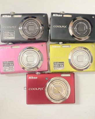 Lotto Nikon Coolpix Non Testate