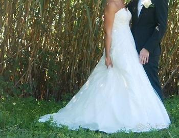 Vestito da sposa rosa clara
