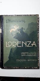 LORENZA - L.ILLICA, E. MASCHERONI ED. RICORDI 1901