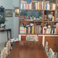 Tavolo rettangolare in noce + 6 sedie
