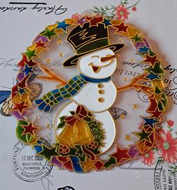 Decorazioni Natalizie in plastica.