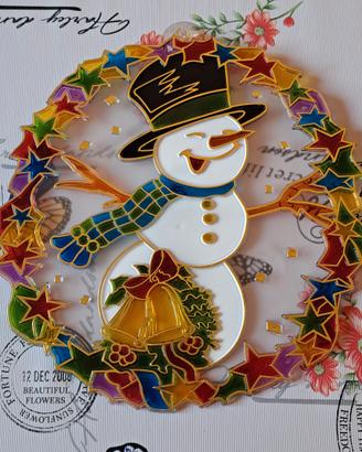Decorazioni Natalizie in plastica.
