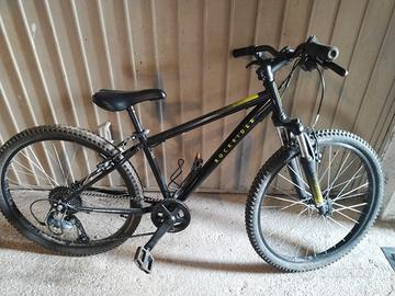 bicicletta Mountain bike Rockrider ruota del 24