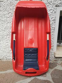 Slittino bob Giordani vintage rosso