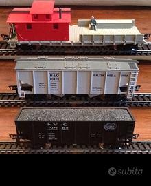 25 Scala H0 Carri Merce Usa Fleischmann