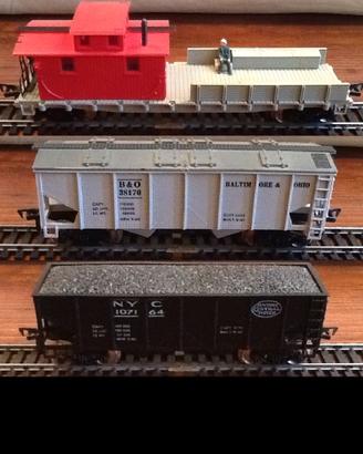 25 Scala H0 Carri Merce Usa Fleischmann