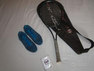 RACCHETTA-TENNIS-PROKENNEX+SCARPE ADIDAS X PRINC