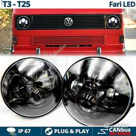 FARI LED Anteriori PER VW Transporter T3 T25 6500K