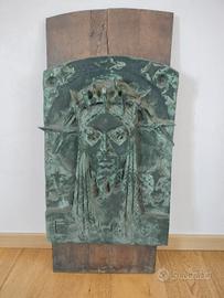 Scultura volto di Cristo 