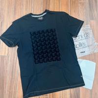 Maglietta nera vintage Fila