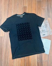 Maglietta nera vintage Fila