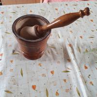 Mortaio con pestello antico vintage