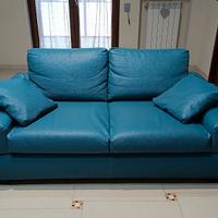 Divano design moderno colore turchese