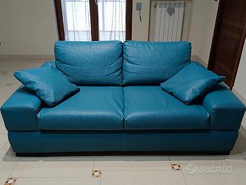 Divano design moderno colore turchese