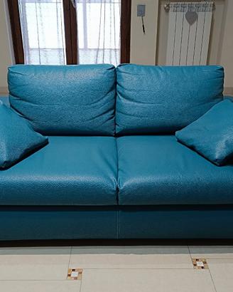 Divano design moderno colore turchese