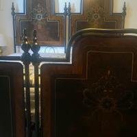 Letto antico in ferro battuto