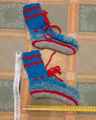 Scarpe in lana per bambini + 2 omaggi