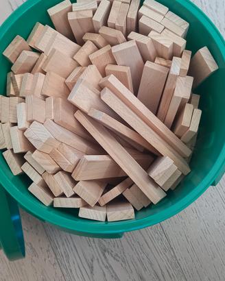mattoncini in legno educational