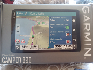 Navigatore Garmin camper 890