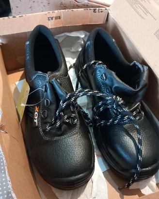 Scarpe Antinfortunistiche Antiscivolo Pelle mis.40