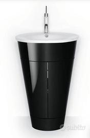 arredobagno Cono di Starck nero lucido +lavabo