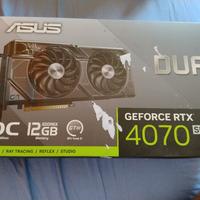 rtx Asus 4070 super dual O.C. 3anni garanzia