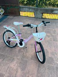 Bicicletta bambina 20” rosa con cambio