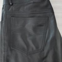Pantaloni in vera pelle da uomo