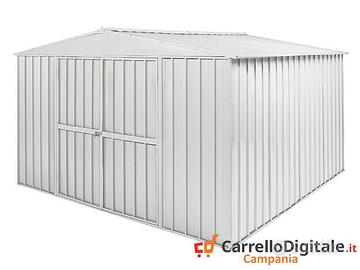 Box in Acciaio casetta giardino 360x345cm bianco