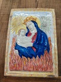 madonna in ceramica