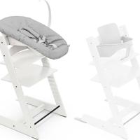 Sedia tripp trapp stokke+ newborn + baby set
