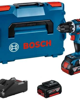 Bosch GSR 18V-90 C 2x5Ah caricatore L-BOXX