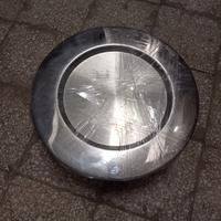 Vassoio tondo acciaio inox usato