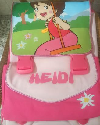 zaino per bambina con etichetta 