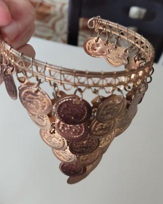 Bracciale da bicipite con monetine