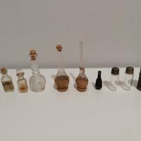 Boccette in vetro profumi ecc. mignon primi '900