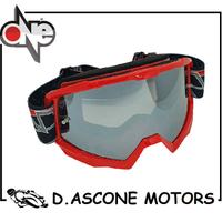 OCCHIALI CROSS “TIGER” NERI CON LENTE ROSSI CON LE