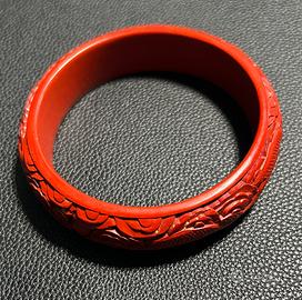 bracciale cinnabar rosso CINA