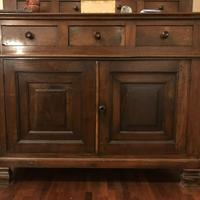 Credenza alta in legno massello