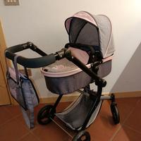 Carrozzina Passeggino giocattolo Love Bebè