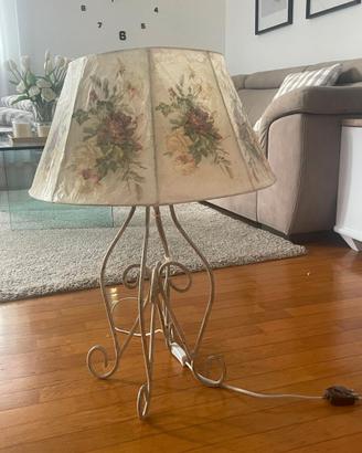 lampada artigianale - stile shabby chic / vintage