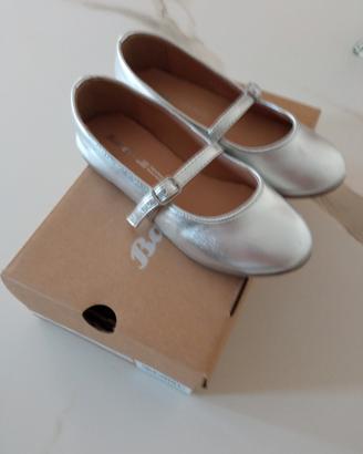 ballerine color argento Bata taglia 33 