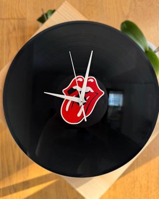 The Rolling Stones Orologio Da Parete Vinile Desig