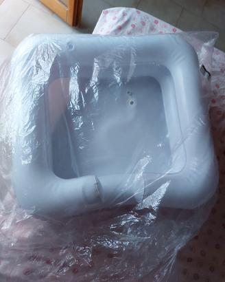 Lavabo gonfiabile per shampo persone allettate