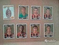 Set 8 figu Milan album calciatori panini 2004/05