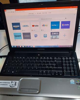 portatile 15 pollici compaq funzionante