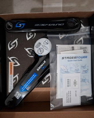 guarnitura shimano dura ace con power meter stages