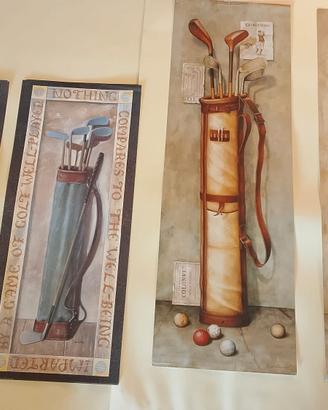 Set di Stampe Vintage "The Art of Golf"