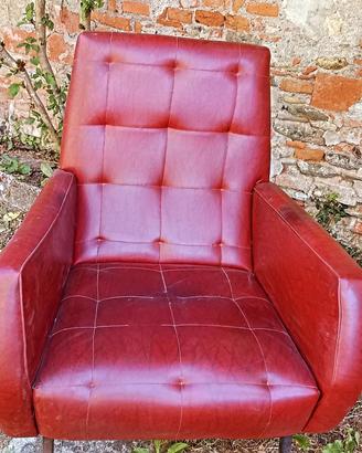 Poltrona vintage anni 60 Stile  Zanuso